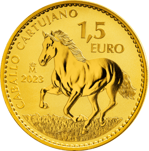Moneda de Oro Caballo Cartujano