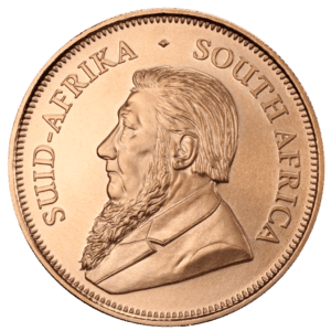 Moneda de Oro Krugerrand reverso