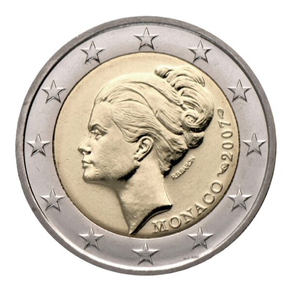 Moneda de 2 Euros Grace Kelly
