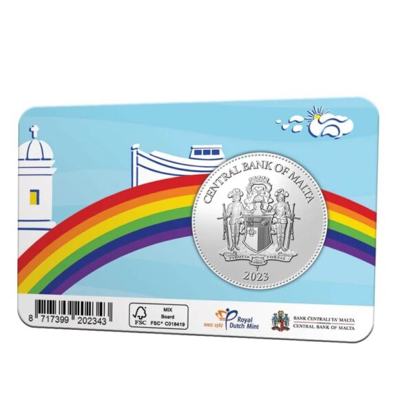 Moneda Europride 2023 Malta Anverso
