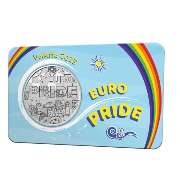 Moneda Europride 2023 Malta Reverso